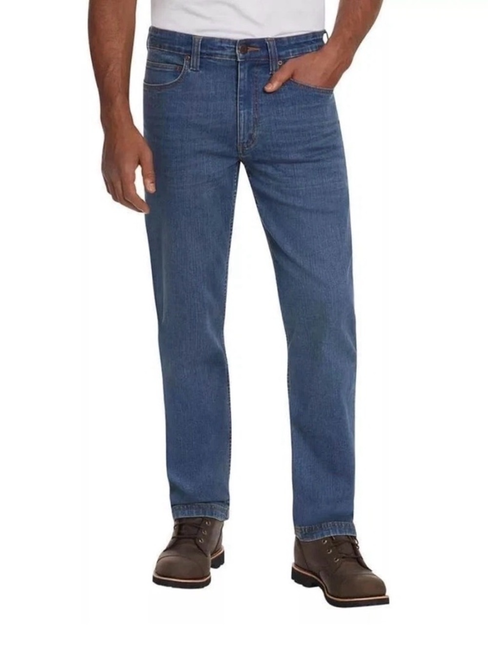 Kirkland Signature Men's Straight Fit Comfort Stretch Denim Jeans Blue 34x29